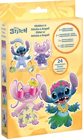 Jiri Models Magnetické oblékání s omalovánkou Lilo Stitch