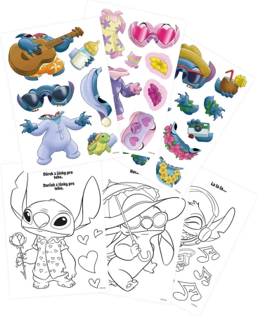 Jiri Models Magnetické oblékání s omalovánkou Lilo Stitch