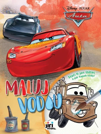 Jiri Models Maluj vodou A4 Auta (Cars) omalovánky Jiri Models Maluj vodou A4 Auta (Cars) omalovánky