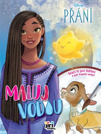 Jiri Models Maluj vodou A4 Disney Přání omalovánky Jiri Models Maluj vodou A4 Disney Přání omalovánky