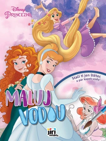 Jiri Models Maluj vodou A4 Disney Princezny omalovánky Jiri Models Maluj vodou A4 Disney Princezny omalovánky