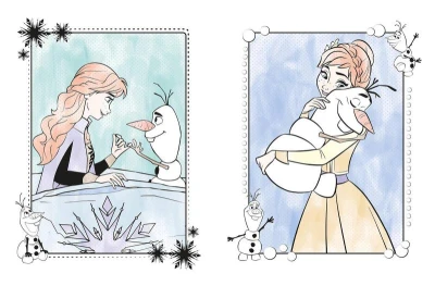 Jiri Models Maluj vodou A4 Ledové Království (Frozen)