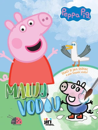 JIRI MODELS Maluj vodou A4 prasátko Peppa Pig omalovánky JIRI MODELS Maluj vodou A4 prasátko Peppa Pig omalovánky