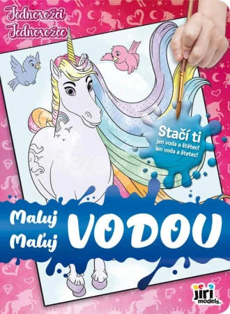 Jiri Models Maluj vodou jednorožci omalovánky