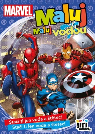 Jiri Models Maluj vodou Marvel hrdinové A5 omalovánky Jiri Models Maluj vodou Marvel hrdinové A5 omalovánky