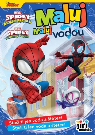 Jiri Models Maluj vodou Spidey a jeho úžasní přátelé A5 omalovánky Jiri Models Maluj vodou Spidey a jeho úžasní přátelé A5 omalovánky