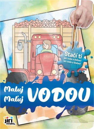 Jiri Models Maluj vodou Traktory omalovánky Jiri Models Maluj vodou Traktory omalovánky
