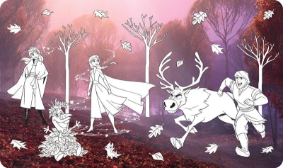 Jiri Models Maluj vodou Zas a znovu Frozen (Ledové Království)