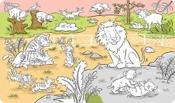 Jiri Models Maluj vodou Zas a znovu Zvířátka ZOO