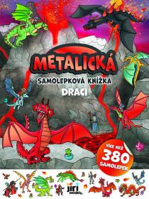 Jiri Models Metalická samolepková knížka Draci