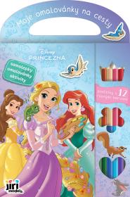 Jiri Models Moje omalovánky na cesty Princezny s pastelkami a samolepkami