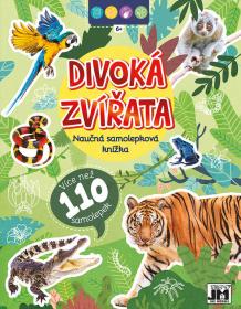 Jiri Models Naučná samolepková knížka Divoká zvířata