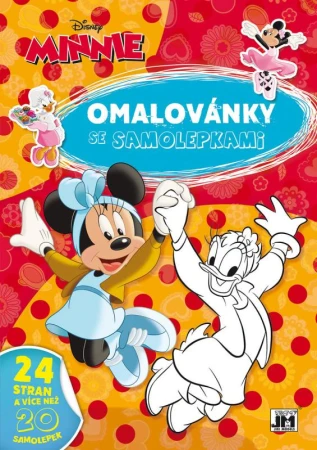 Jiri Models Omalovánky A4 se samolepkami Disney Minnie Mouse Jiri Models Omalovánky A4 se samolepkami Disney Minnie Mouse