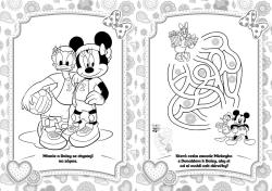 Jiri Models Omalovánky A4 se samolepkami Disney Minnie Mouse