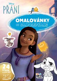 Jiri Models Omalovánky A4 se samolepkami Disney Přání