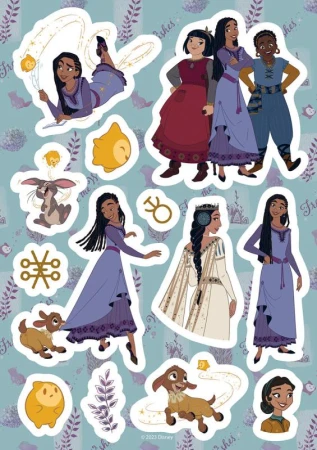 Jiri Models Omalovánky A4 se samolepkami Disney Přání