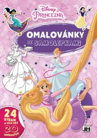 Jiri Models Omalovánky A4 se samolepkami Disney Princezny Jiri Models Omalovánky A4 se samolepkami Disney Princezny