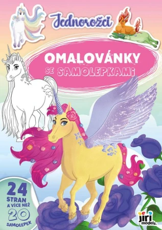 Jiri Models Omalovánky A4 se samolepkami Jednorožci Jiri Models Omalovánky A4 se samolepkami Jednorožci
