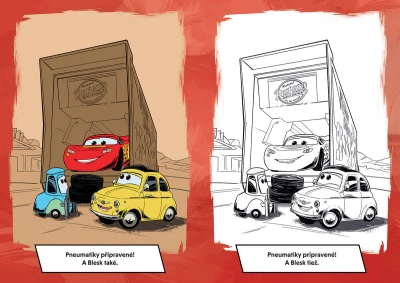 Jiri Models Omalovánky A5 Auta (Cars)