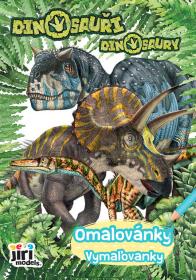 Jiri Models Omalovánky A5+ Dinosauři