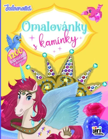 Jiri Models Omalovánky s kamínky Jednorožci Jiri Models Omalovánky s kamínky Jednorožci
