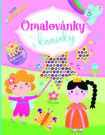 Jiri Models Omalovánky s kamínky Víly a princezny Jiri Models Omalovánky s kamínky Víly a princezny