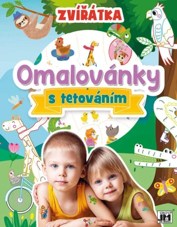 Jiri Models Omalovánky s tetováním Zvířátka