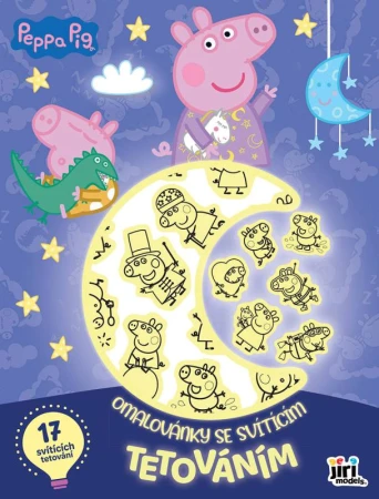 Jiri Models Omalovánky se svítícím tetováním Peppa Pig Jiri Models Omalovánky se svítícím tetováním Peppa Pig
