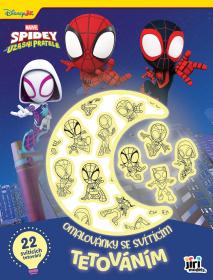 Jiri Models Omalovánky se svítícím tetováním Spidey Jiri Models Omalovánky se svítícím tetováním Spidey