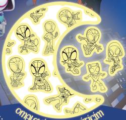 Jiri Models Omalovánky se svítícím tetováním Spidey