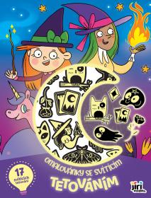 Jiri Models Omalovánky se svítícím tetováním Strašidla a čarodějnice Jiri Models Omalovánky se svítícím tetováním Strašidla a čarodějnice