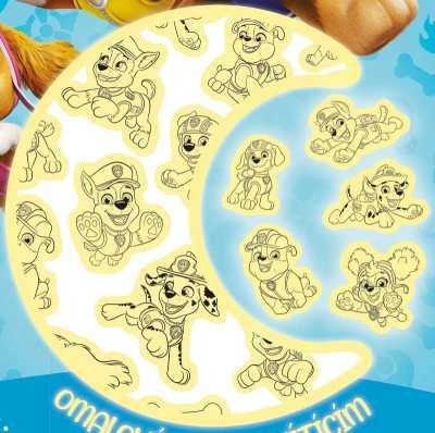 Jiri Models Omalovánky se svítícím tetováním Tlapková patrola (Paw Patrol)