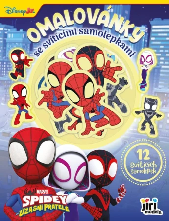 Jiri Models Omalovánky se svítícími samolepkami Spidey Jiri Models Omalovánky se svítícími samolepkami Spidey