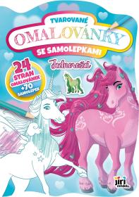 Jiri Models Omalovánky tvarované + samolepky Jednorožci Jiri Models Omalovánky tvarované + samolepky Jednorožci