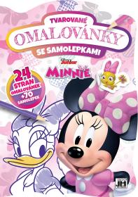 Jiri Models Omalovánky tvarované + samolepky Minnie Mouse