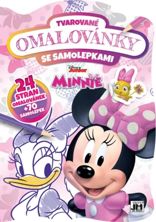 Jiri Models Omalovánky tvarované + samolepky Minnie Mouse Jiri Models Omalovánky tvarované + samolepky Minnie Mouse