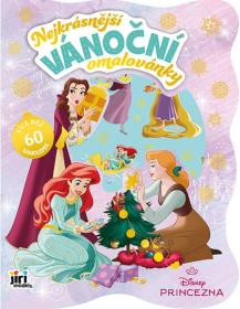 Jiri Models Omalovánky vánoční se samolepkami Disney Princezny