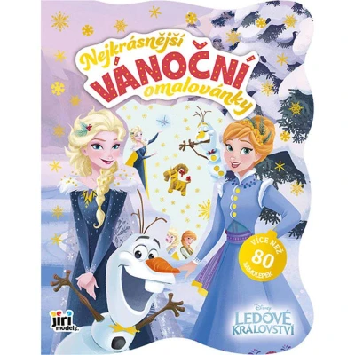 Jiri Models Omalovánky vánoční se samolepkami Frozen Jiri Models Omalovánky vánoční se samolepkami Frozen