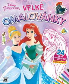 Jiri Models Omalovánky velké se samolepkami Disney Princezny Jiri Models Omalovánky velké se samolepkami Disney Princezny