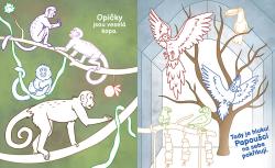 Jiri Models Omalovánky velké se samolepkami Zvířátka ZOO