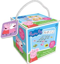 Jiri Models Pexeso na cesty Peppa Pig + omalovánky v krabičce Jiri Models Pexeso na cesty Peppa Pig + omalovánky v krabičce
