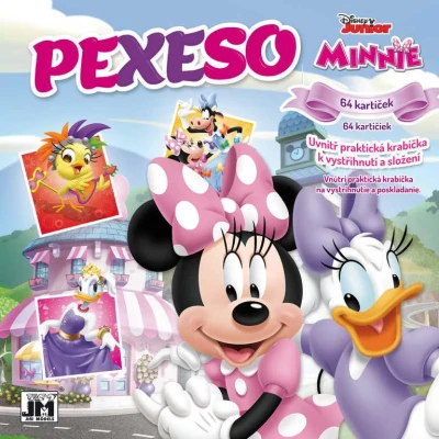 Jiri Models Pexeso v sešitu Minnie Mouse s krabičkou a omalovánkou Jiri Models Pexeso v sešitu Minnie Mouse s krabičkou a omalovánkou