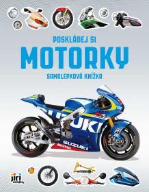 Jiri Models Poskládej si motorky samolepková knížka