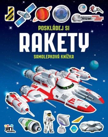 JIRI MODELS Poskládej si rakety samolepková knížka JIRI MODELS Poskládej si rakety samolepková knížka