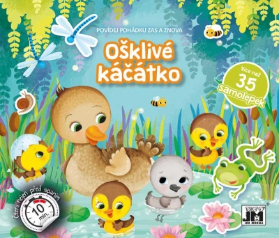 Jiri Models Povídej pohádku Ošklivé káčátko knížka samolepková Jiri Models Povídej pohádku Ošklivé káčátko knížka samolepková