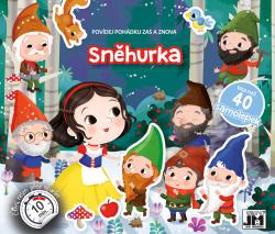 Jiri Models Povídej pohádku Sněhurka knížka samolepková