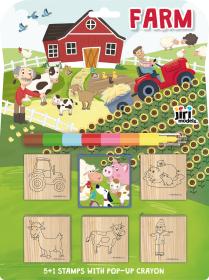 Jiri Models Razítka 5+1 s pop-up voskovou Farma