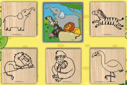 Jiri Models Razítka 5+1 s pop-up voskovou Zvířátka ZOO