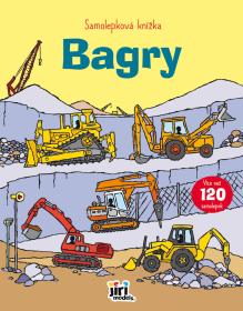 Jiri Models Samolepková knížka Bagry 120 samolepek