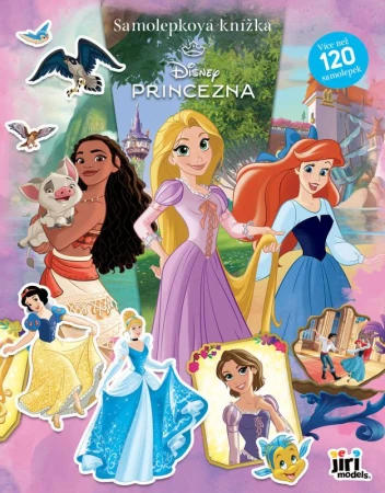 Jiri Models Samolepková knížka Disney Princess 120 samolepek Jiri Models Samolepková knížka Disney Princess 120 samolepek